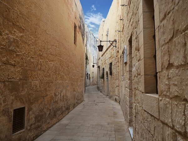 Mdina, Malta - starobylé uličky